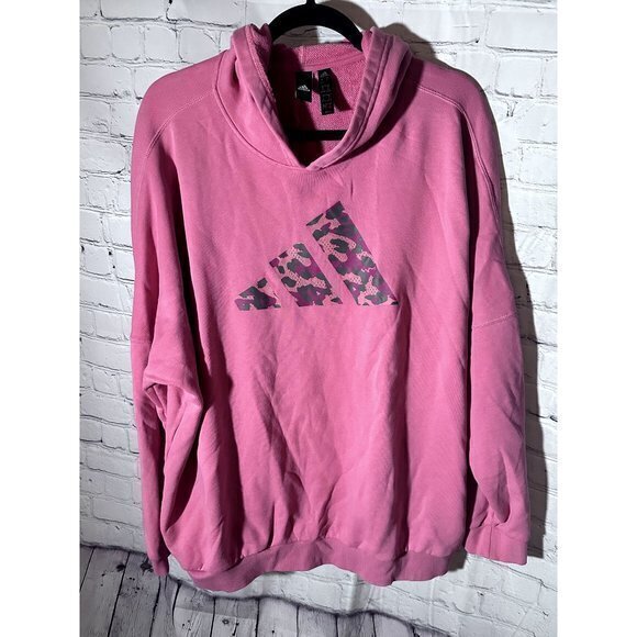 ADIDAS LADIES OVERSIZED HOODIE SZ (XL) EUC AND GENTLY WORN - Picture 1 of 4